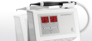 DIAGNOdent uses a safe laser pen to find hidden cavities before they show up on regular x-rays.